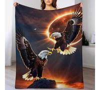 PAZZK Couverture Aigle Douce Et Moelleuse - Couverture Flannel Polaire De Haute Qualité Également Parfaite comme Couverture De Séjour, De Jour, De Canapé Et Quatre Saisons（150×200cm）