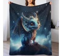 PAZZK Couverture Polaire avec Motif De ptérosaure, en Flannel Douce Chaude Et Confortable, pour Canapé Ou Lit. Linge De Lit Couvre-lit Couverture（140×180cm）