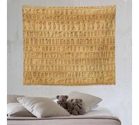 PAZZK hiéroglyphes égyptiens Tapisserie Murale Suspendue, Tapisseries À Jeter Pour Le Salon, Décoration Intérieure, Art Mural En Tenture Pour Chambre À Coucher 130×150cm