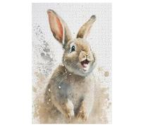 PAZZK Puzzles De 1000 Pièces pour Adultes Et Enfants, Puzzle De Lapin pour Adults, Puzzle en Bois, Cadeaux pour Adults （78×53cm）