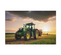 PAZZK Puzzles De 1000 Pièces pour Adultes Et Enfants, Puzzle De Tracteur pour Adults, Puzzle en Bois, Cadeaux pour Adults （75×50cm）