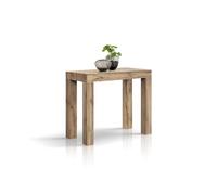 PAZZO DESIGN Table Console Extensible Doris, Chêne Rustique, Jusqu'à 12 Places, Table Console Cuisine, Made in Italy, De 45 à 300 cm - id_1876