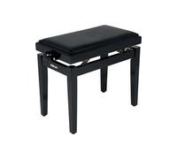 Quik Lok – Banquette de piano PB/100BKL – Hauteur réglable 48–57 cm – Noir brillant