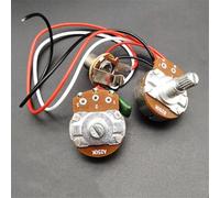 PB Faisceau de câblage pré-câblé avec potentiomètres 250K, configuration 1 volume 1 T, pour remplacement de basse Fender, utilisation professionnelle pour technicien de guitare