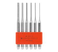 PB SWISS TOOLS Lot de 6 poinçons à grumes chromés
