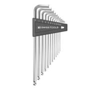 PB Swiss Tools PB Swiss Tools Jeu de clés coudées 12 pcs avec support plastique 1/20-5/16" tête sphérique Quantité:1