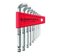 PB Swiss Tools PB Swiss Tools Jeu de clés hexagonales angulaires 9 pcs 1,5-10 mm 100 degrés dans support plastique Quantité:1