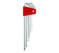 PB Swiss Tools PB Swiss Tools Jeu de clés hexagonales coudées 6 pièces 1,5-5mm long Tête sphérique en porte-outils plastique Quantité:1