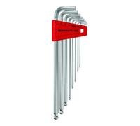 PB Swiss Tools PB Swiss Tools Jeu de clés hexagonales coudées 8 pièces 1,5-8 mm long tête sphérique en plastique Quantité:1