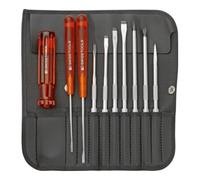 PB Swiss Tools PB Swiss Tools Jeu de lames interchangeables 10 pièces en pochette roulante Quantité:1
