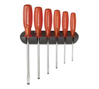 PB Swiss Tools PB Swiss Tools Jeu de tournevis 6 pièces fente dans support mural Multicraft Quantité:1