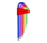 PB Swiss Tools PB Swiss Tools RainBow Jeu de clés Allen en angle 9 pièces 1,5-10mm dans support plastique Quantité:1