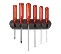 PB Swiss Tools PB Swiss Tools Set de tournevis 6 pièces fente PH support mural Classic Quantité:1