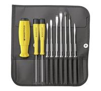 PB Swiss Tools PB Swiss Tools Set de tournevis ESD avec lames interchangeables 10 pièces en pochette roulante Swiss Quantité:1