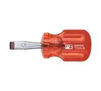 PB Swiss Tools PB Swiss Tools Tournevis pour visà fente, court, Largeur embout (b): 4 mm Quantité:1