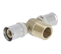 PB TUB Té laiton mâle à sertir pour système multicouches 20 x 3/4" x 20 - Raccord et tube