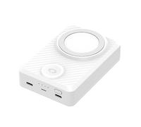 PB50 DW 15000 mAh Power Bank Chargeur Portable Smart Wireless Power Bank pour iPhone/iWatch, mini banque d'alimentation magnétique haute capacité avec fonction de charge rapide
