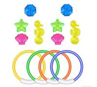 PBAHAUP 12 Pièces Jouet de Plongée Colorés avec Anneaux de Plongée Pierres Précieuses pour Enfants,Chercheurs de Trésors Jeux de Piscine,Anneaux de Plongée pour L'Entraînement sous-Marin
