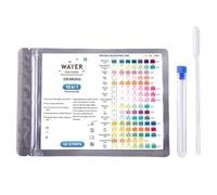 PBAHAUP Bandelettes de Test d'Eau pour Aquarium 7 en 1, Analyse Rapide du pH, KH, Chlore, Ammonium, Nitrites, Nitrates, Kit d'Entretien pour un Écosystème Aquatique Sain