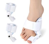PBAHAUP Correcteur Hallux Valgus, 1 Paire Réutilisable Redresseur Orteil Antidérapant pour Hallux Valgus Bunion, Réglable Nuit & Jour Ecarteur D'orteil Oignon, Séparateurs D'orteils Pour Femmes Hommes