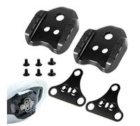 PBAHAUP Lot de 2 Adaptateurs de Crampons Vélo, Compatibles Shimano SPD SM-SH41, Convertisseur Plaques 3 Trous pour Chaussures de Cyclisme, Installation Rapide sans Outils