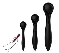 PBAHAUP Vibrateur Urétral et Stimulateur de Prostate pour Hommes, pour un Massage Prostatique et un Plaisir Anal Intense, Pack de 3