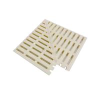 PBDEIOEOE Grille de Drainage à débordement, Grille de Drainage d'angle en Plastique for Piscine, Salle de Bain, terrasse, allée, Plusieurs Tailles(Width 25cm/1pieces)