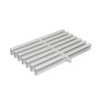 PBDEIOEOE Grille de Drainage à débordement, Grille de Drainage en Plastique for Piscine et Salle de Bain, Blanche, Plusieurs largeurs, Longueur 100 cm, Lot de 1, 5, 10(20x100CM/10pieces)