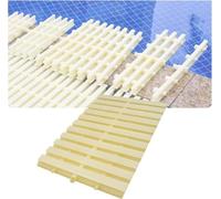 PBDEIOEOE Grille de Drainage à débordement, Grilles de Drainage épissables en Plastique ABS Blanc 20/25/30 x 100 cm(30x100cm)