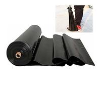 PBDEIOEOE Liner d'étang,Liner préformé pour étang de Jardin, Revêtement de Bassin en PEHD 0,12 mm Noir, Plusieurs Tailles for Bassin à Poissons(2x12m(6.6x39ft))