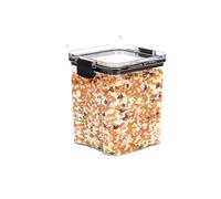 PBDEIOEOE Pots à confiture, Sealed Plastic Storage Jar With Lid Pack Of 3 Clear 460ML To 950ML(950ML)