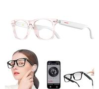 PBFELY Lunettes intelligentes avec AI, lunettes de traduction IA 2025 avec traduction en temps réel, lunettes Bluetooth avec plus de 110 langues, lunettes intelligentes multifonctionnelles pour homme