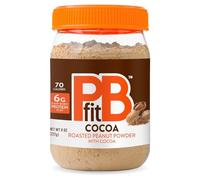 PBfit Poudre de beurre d'arachide au chocolat - 88 % moins de matières grasses, 5 g de protéines, beurre de noix naturel sans gluten - Tartinade de beurre d'arachide en poudre à partir de véritables