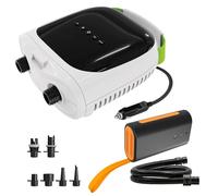 PBG 8 Pompe électrique SUP + Powerbank PBG X - 20 PSI Pompe à air avec batterie et LCD, 2 modes - Kit de gonflage mobile pour SUP, bateaux, kayaks, camping