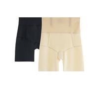 PBHGMGEBLV Lot de 2 Culottes gainantes sans Couture for Femme, Culottes amincissantes Taille Moyenne, Post-Partum(M)