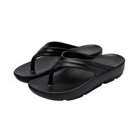 PBHGMGEBLV Sandales orthopédiques for Femmes, Pantoufles d'été avec Soutien de la voûte Plantaire(Black,36-37)