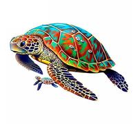 PBHYDK 2 pièces Tortue de mer Voiture Style Autocollants étanche décalcomanie Vinyle Voiture décalcomanie Ordinateur Portable crème Solaire Camping-Car 13Cm Accessoires fenêtre décalcomanie