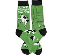 PBK Chaussettes cadeau Vert blanc et noir - Taille unique