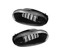 Pbqenxb Antibrouillard Avant Pour Daewoo Pour Lanos Pour Sens LED DRL Lampe De Jour Version Russe Conduction Fog Lights Phares Lanos Fog Light Phares Pare-choc Avant