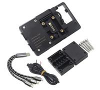 Pbqenxb Support GPS Moto pour XMAX300 XMAX250 XMAX125 XMAX400, Support Plaque Navigation GPS pour Smartphone Téléphone Avant Moto(B)