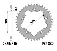 PBR Couronne acier standard - 415, noir