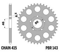 PBR Couronne acier standard - 415, noir
