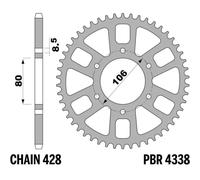 PBR Couronne alu ultra-light - 428, noir