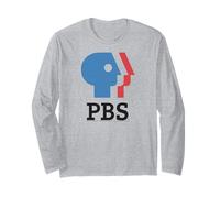 PBS Blue and Red Logo Public Broadcasting Service Manche Longue
