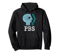 PBS Blue Teal and White Logo Public Broadcasting Service Sweat à Capuche