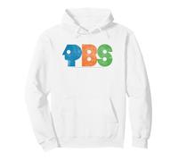PBS Colorful Distressed Logo Public Broadcasting Service Sweat à Capuche