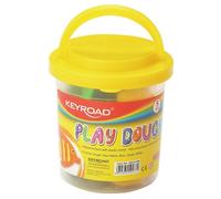 PBS CONNECT Pâte à modeler 5 couleurs avec un moule dans un seau clé-maison