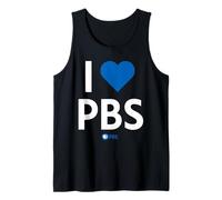 PBS I Heart PBS Support Public Broadcasting Modern Type Débardeur