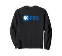 PBS Modern Blue Logo Public Broadcasting Support Sweatshirt
