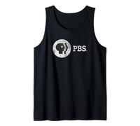 PBS Vintage Round White Logo Public Broadcasting Service Débardeur